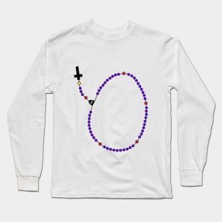 Rosary Cheat Shirt Long Sleeve T-Shirt